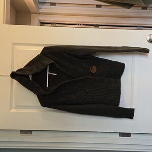 Free People Womens Olive Green Button Cardigan Used